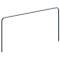 Hoop of steel tube |  48 x 2,5 mm | without cross bar | for casting in concrete | total width 2500 mm | total height 1400 mm | hot-dip galvanized